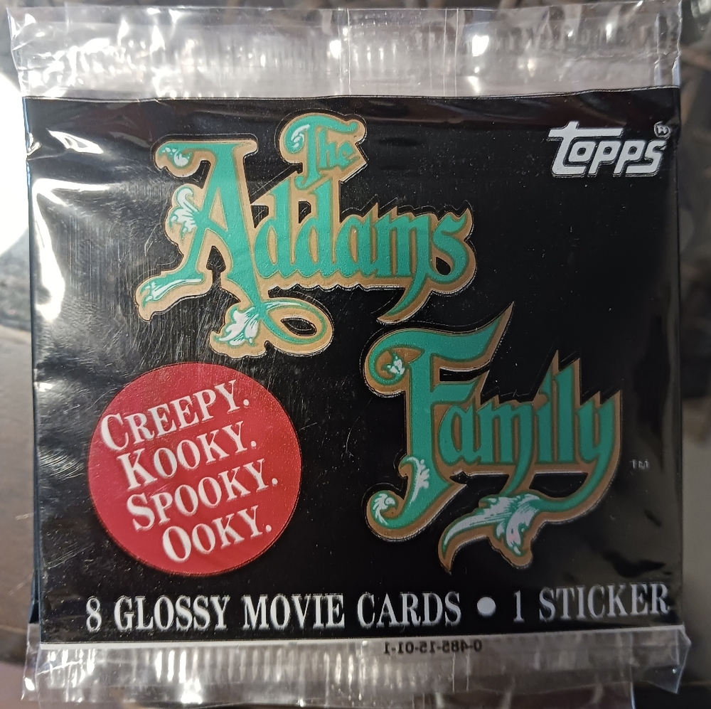 Lot of 9 packs-The Addams Family Movie Cards